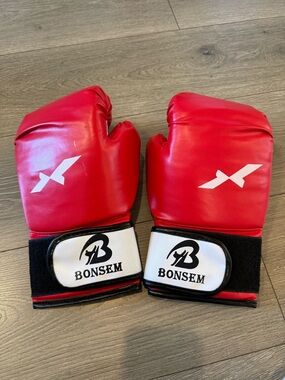 Bonsem Red Boxing Gloves